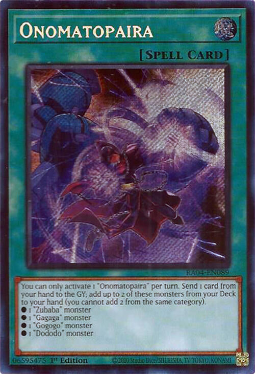 Onomatopaira (Secret Rare)
