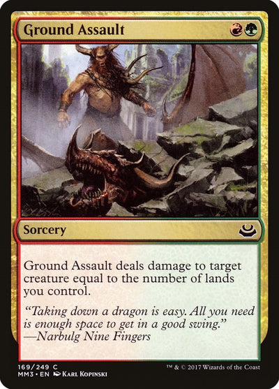Ground Assault [MM3 - 169]