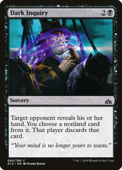 Dark Inquiry [RIX - 65]