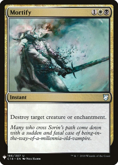 Mortify (C18) [LIST - 186]