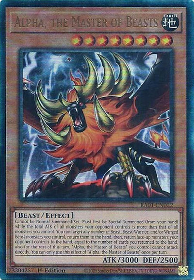 Alpha, the Master of Beasts (PUR) [RA01 - RA01-EN022]