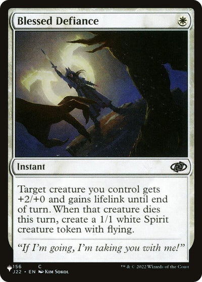 Blessed Defiance [LIST - 156/051]