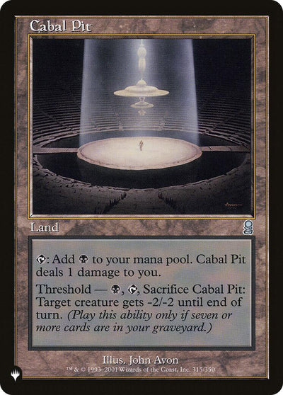 Cabal Pit [LIST - 315/350]