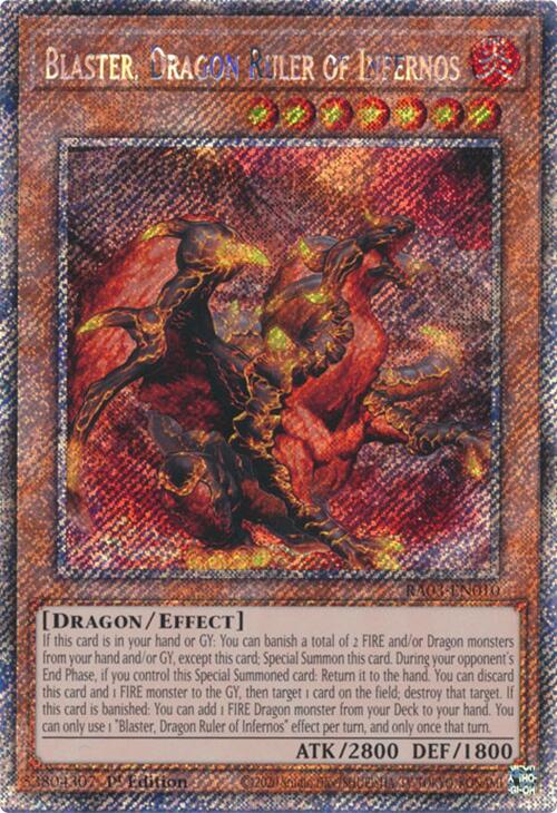 Blaster, Dragon Ruler of Infernos (Platinum Secret Rare)