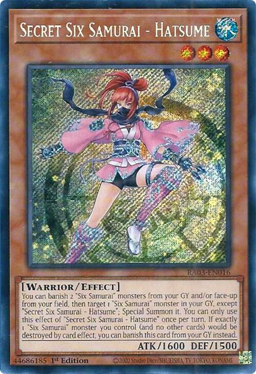 Secret Six Samurai - Hatsume (Secret Rare)