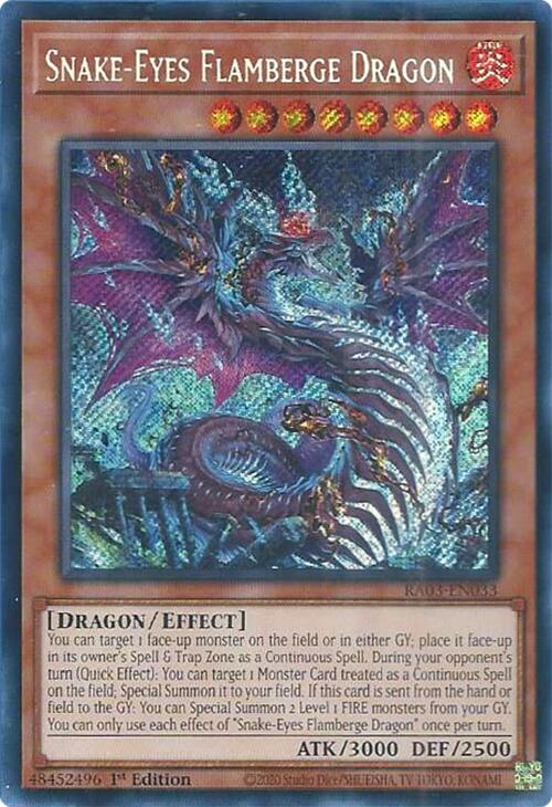 Snake-Eyes Flamberge Dragon (Secret Rare)