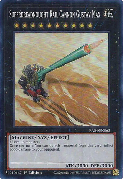 Superdreadnought Rail Cannon Gustav Max [RA04 - RA04-EN063]