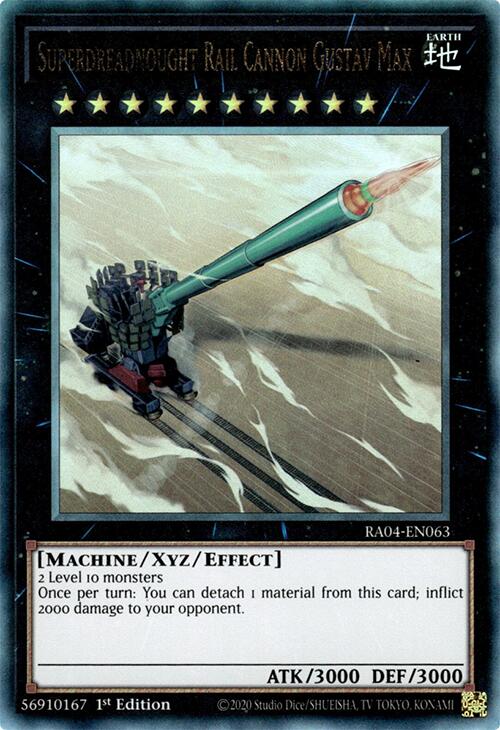 Superdreadnought Rail Cannon Gustav Max (PUR)