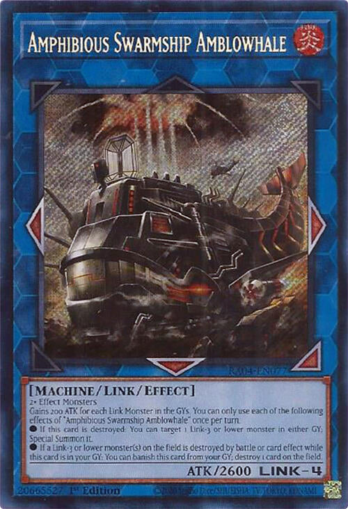Amphibious Swarmship Amblowhale (Secret Rare)