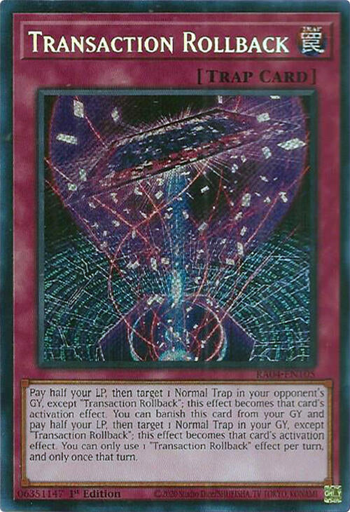 Transaction Rollback (Secret Rare)