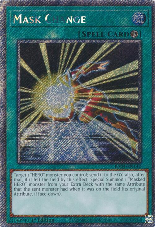 Mask Change (Platinum Secret Rare)