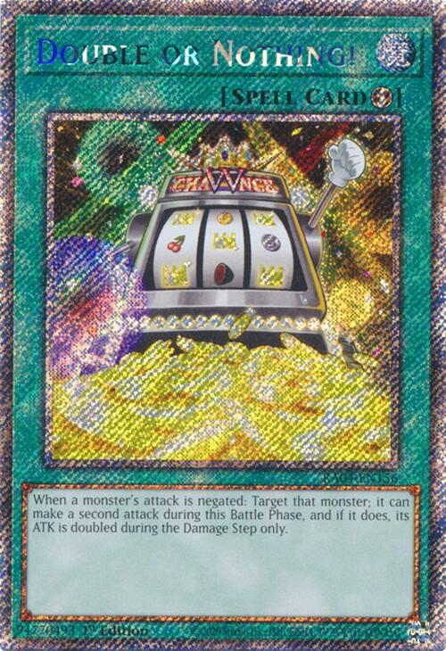 Double or Nothing! (Platinum Secret Rare)