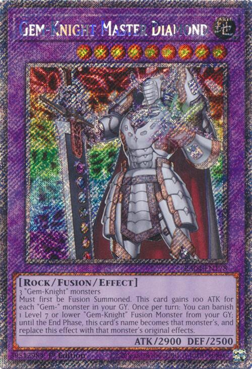 Gem-Knight Master Diamond (Platinum Secret Rare)