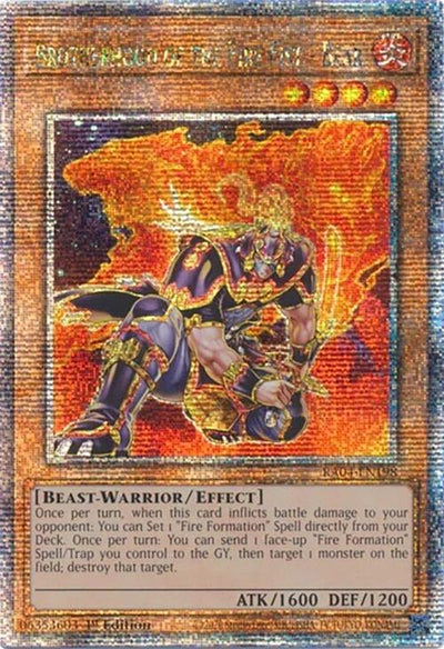 Brotherhood of the Fire Fist - Bear (Quarter Century Secret Rare) [RA04 - RA04-EN198]