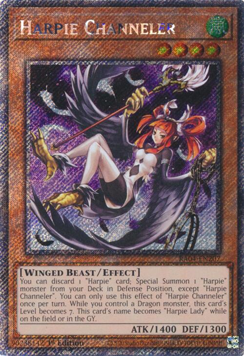 Harpie Channeler (Platinum Secret Rare)