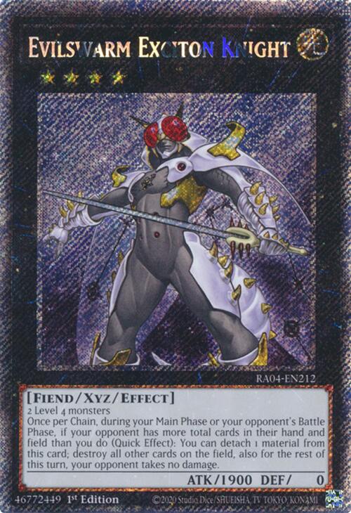 Evilswarm Exciton Knight (Platinum Secret Rare)