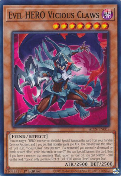 Evil HERO Vicious Claws [ALIN - ALIN-EN005]