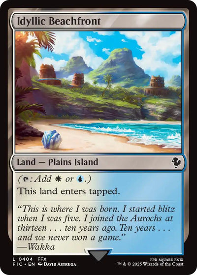 Idyllic Beachfront [FIC - 404]