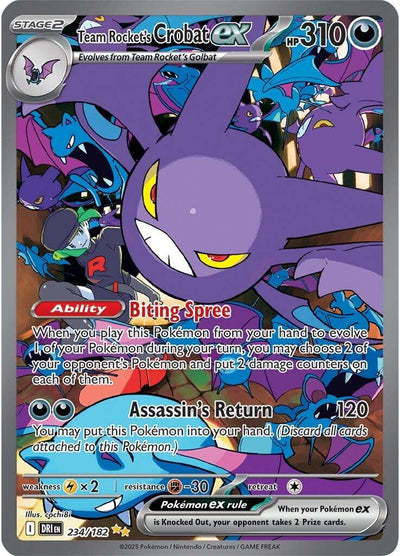 Team Rocket's Crobat ex - 234/182 [DRI - 234/182]