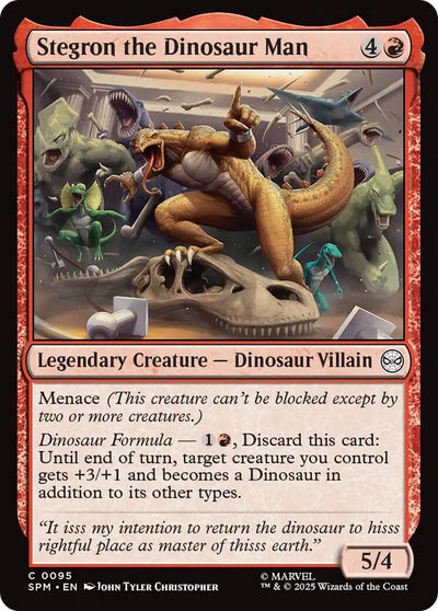 Stegron the Dinosaur Man [SPM - 95]