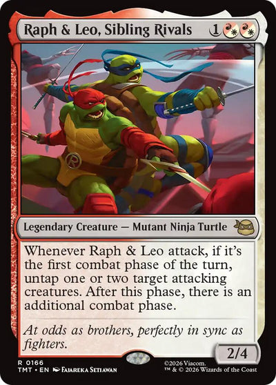Raph & Leo, Sibling Rivals [TMT - 166]