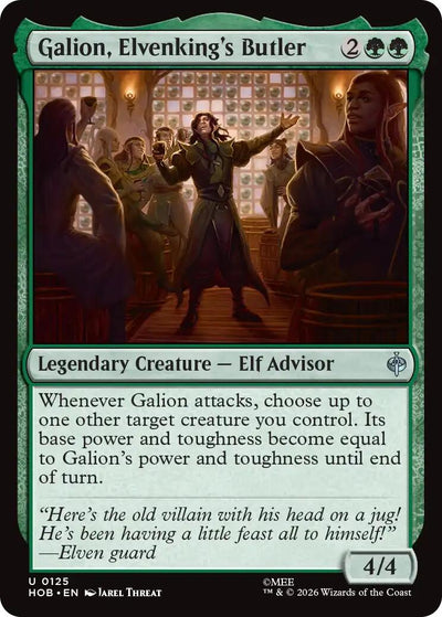 Galion, Elvenking's Butler [HOB - 125]