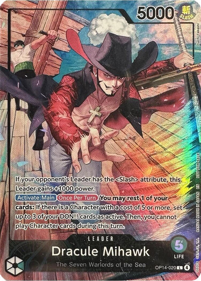 Dracule Mihawk (2026 PSA Magazine Promo) [OP-PR - OP14-020]