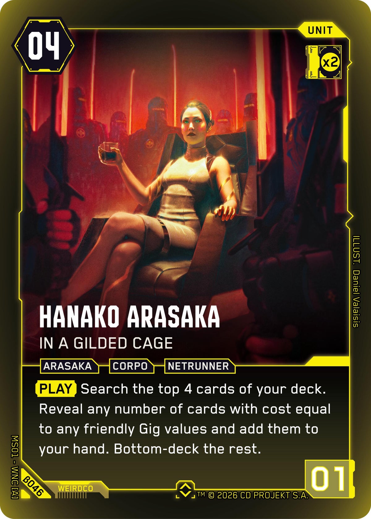 Hanako Arasaka - In a Gilded Cage (Rare)