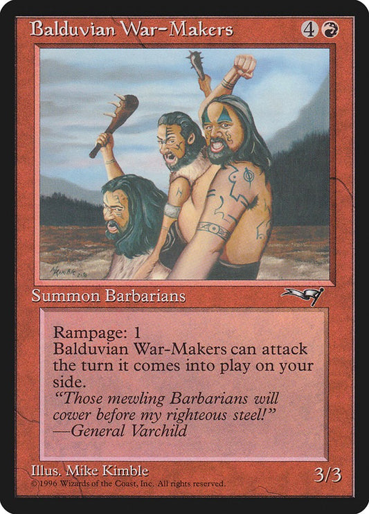 Balduvian War-Makers (Gen. Varchild Flavor)